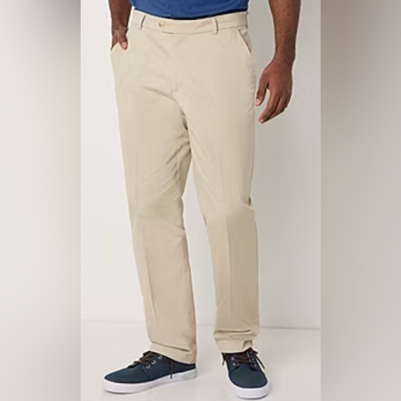 Stafford Slim Fit Cotton Trousers 38x29 - Picture 1 of 11